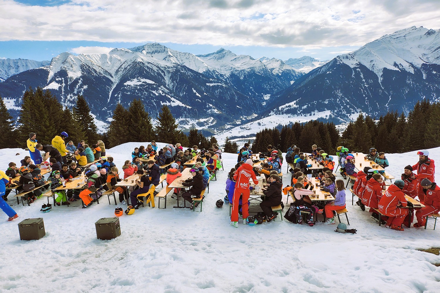 Skischule Lumnezia Grillierena Auf Cauma Su